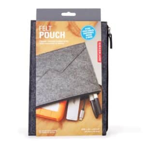Kikkerland Small Felt Pouch – en smart og stilfuld filtpung